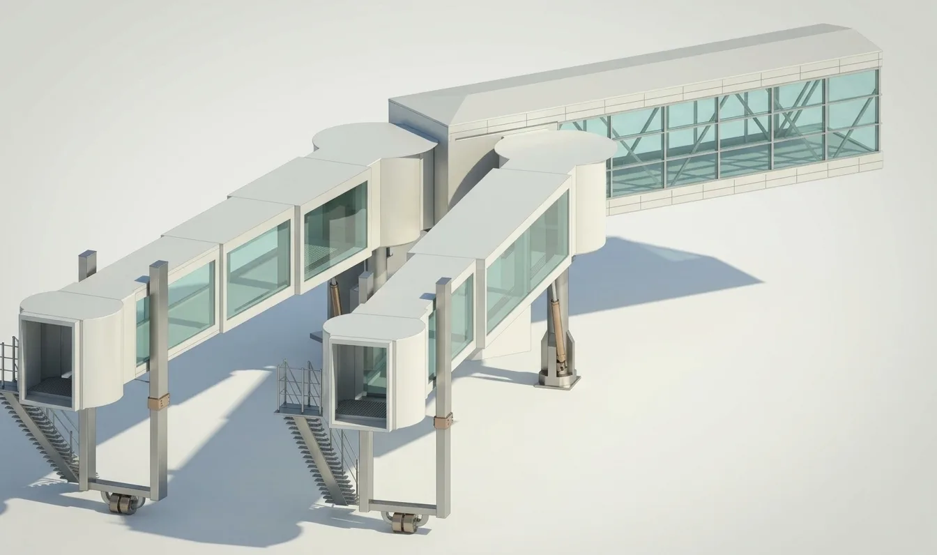 Passenger boarding bridge BIM model for AASL Pier Building 01