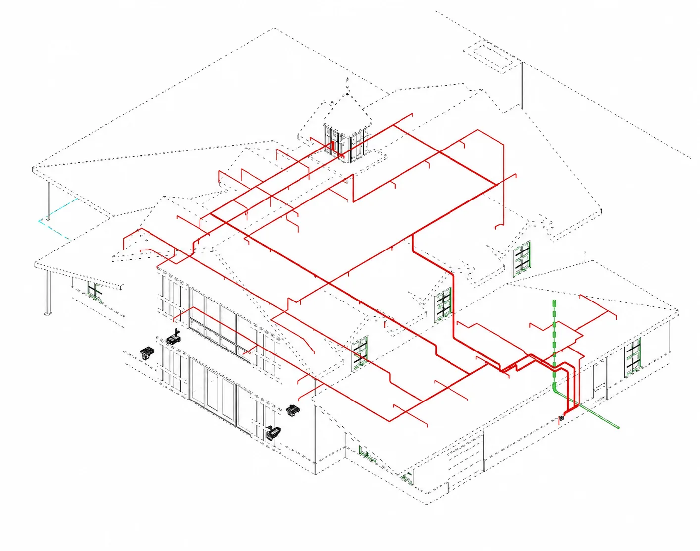 Accessory Barn Building building-services model