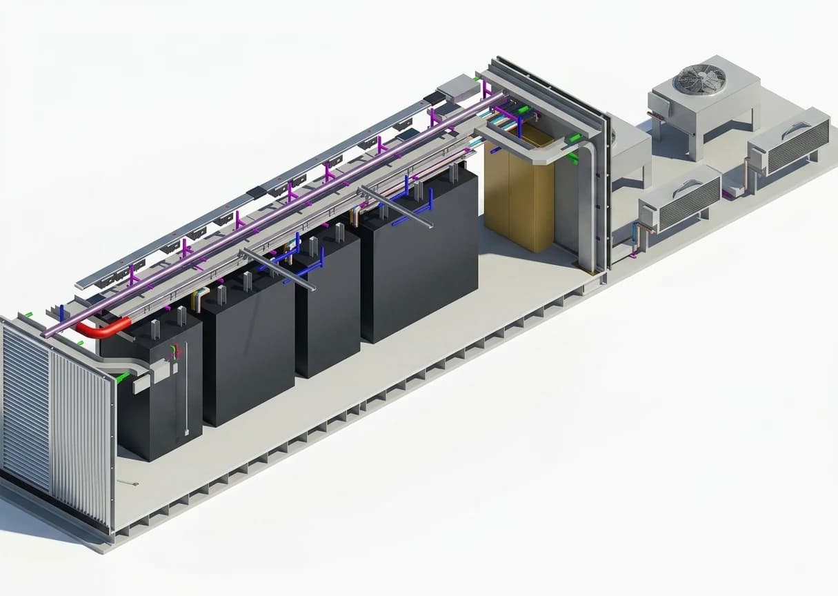 Electrical and coordinated data centre BIM systems